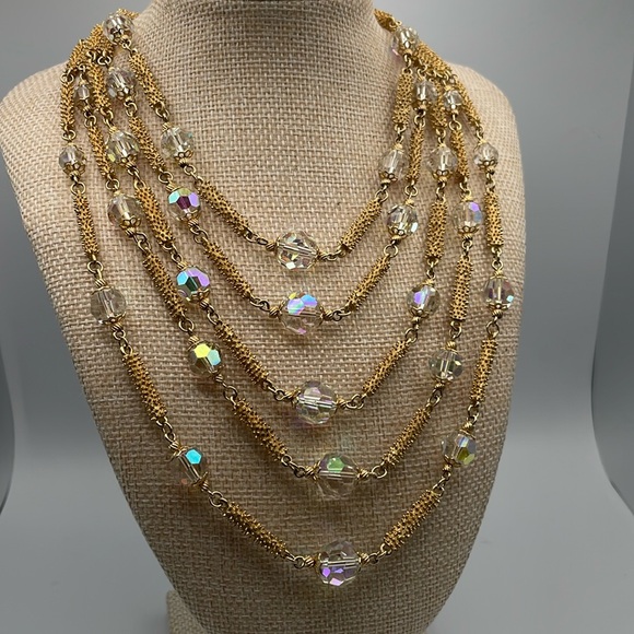 Vendome 5 strand necklace A34 🔥 - Picture 5 of 9